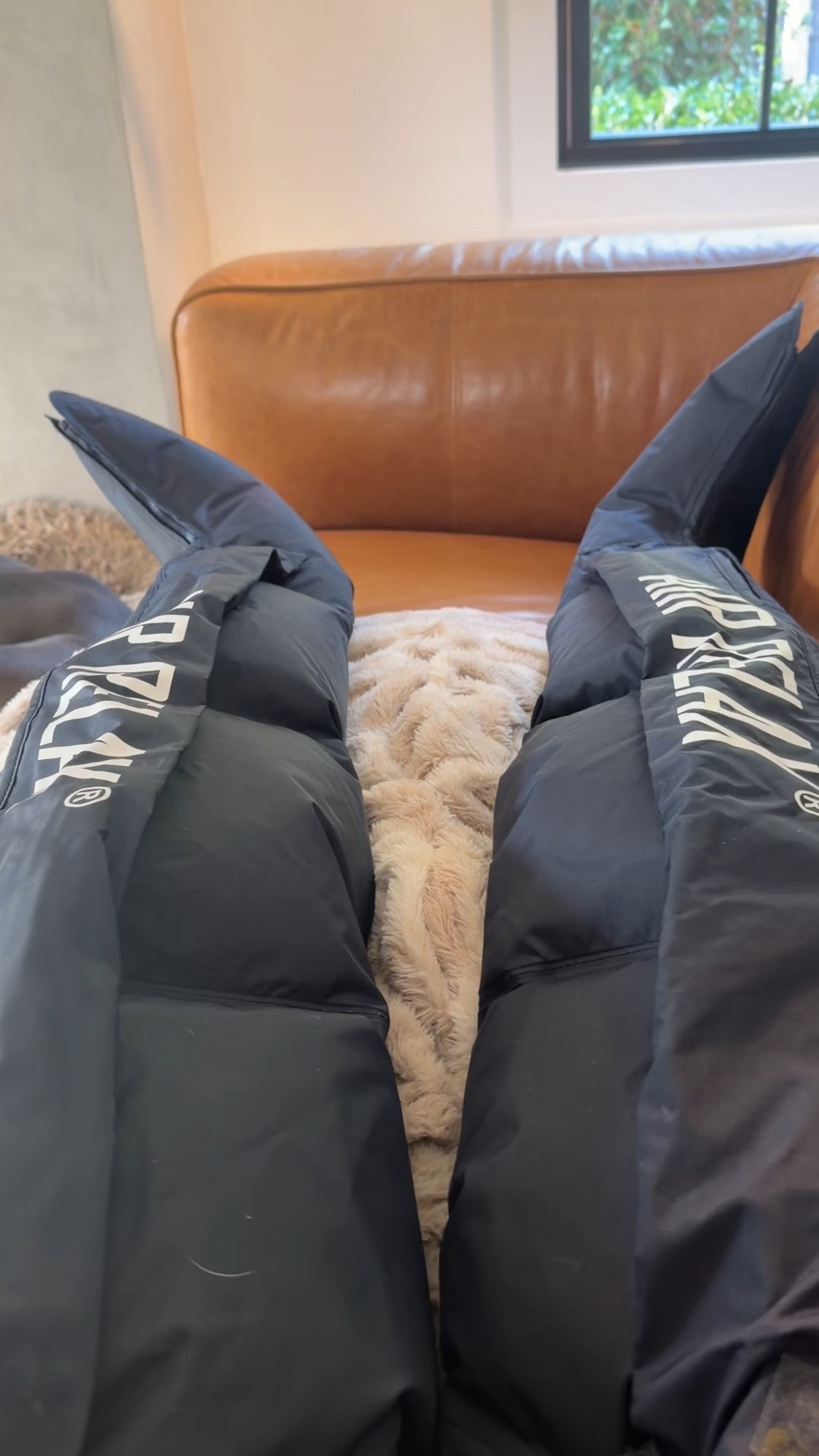 Absolutely love my air compression leg machine. I’ve had it for about three years now. Use it all the time. It uses inflatable cuffs to gently squeeze and release your legs in a rhythmic pattern. This improves circulation, reduces swelling and muscle fatigue, and can help with recovery after workouts by flushing out metabolic waste and supporting lymphatic flow — all without impact or effort on your part.

#LTKselfcare #LTKfitnessgoals #LTKmorningroutine