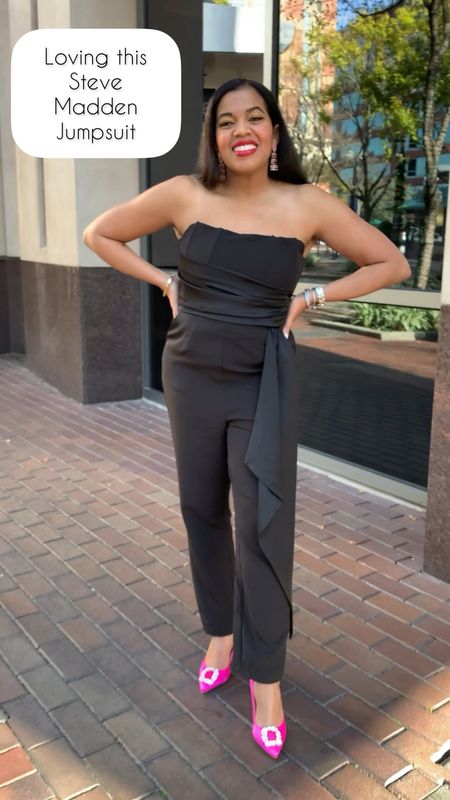 I am loving this Steve Madden jumpsuit for date night, a wedding, or a night out 

#LTKwedding #LTKstyletip #LTKunder100