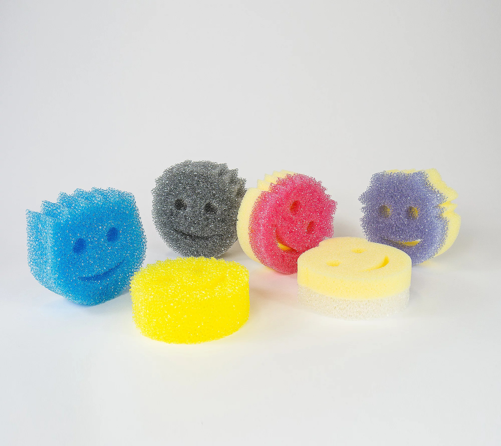 Scrub Daddy and Scrub Mommy 6-Piece Family Sponge Set | QVC