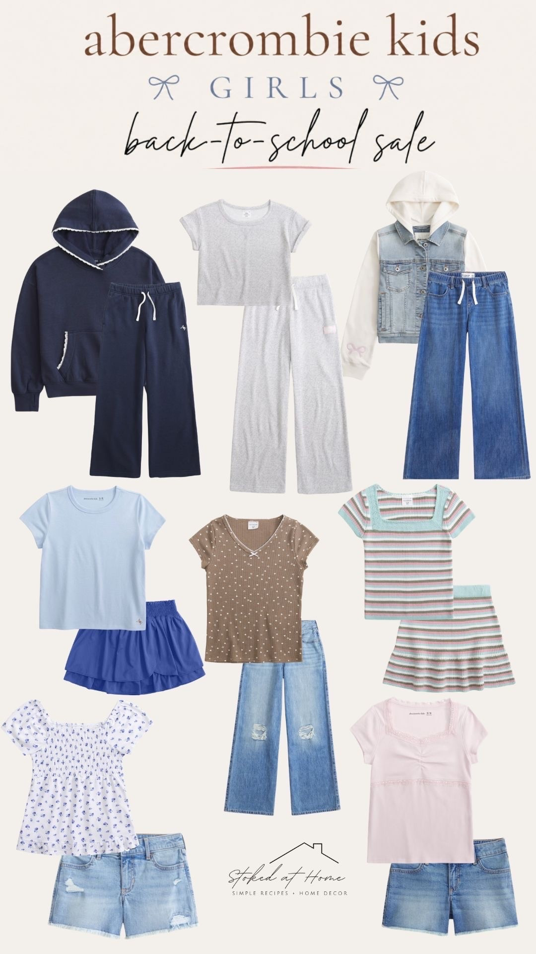 Abercrombie kids GIRLS back to school 30% off 5+ items
or 20% off 3-4 items