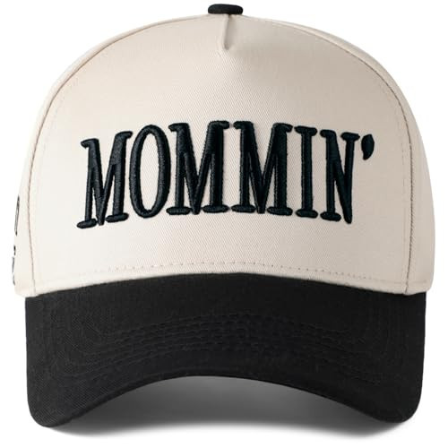 Mommin Hat Womens Trucker Hat for Wife Mothers Day Mom Gifts Vintage Two Tone Adjustable Embroidery Baseball Cap | Amazon (US)