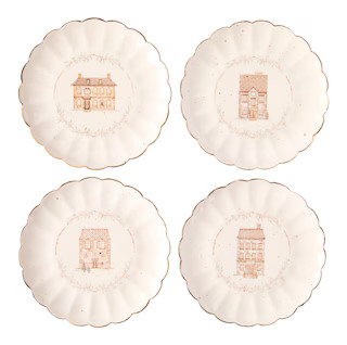 CANVASCANVAS Holiday Homecoming Collection Reusable Stoneware Appetizer Plates, 4-pk#151-9749-6 | Canadian Tire
