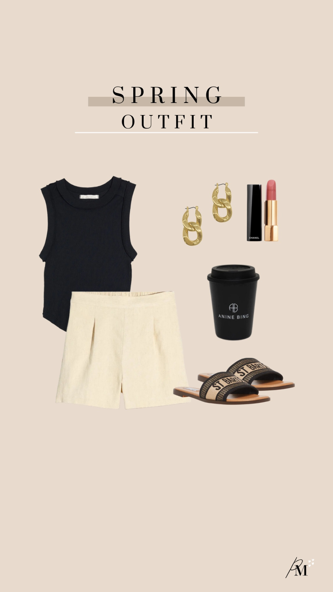 free people kate cotton tank
clean linen & cotton pull on short 
steve madden knox sandal 
huxley gold drop earring 

#LTKstyletip #LTKFind #LTKunder100