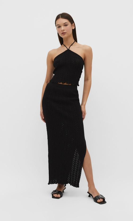 Maxi-Jeansrock im Vintagelook | Stradivarius DE