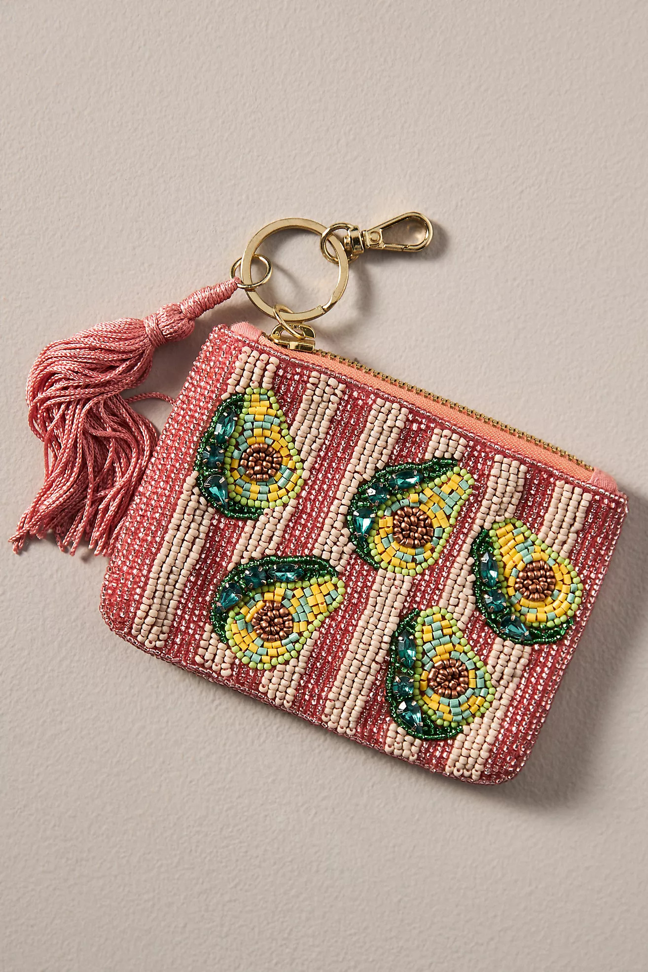 Beaded Flat Pouch: Garden Party Edition | Anthropologie (UK)