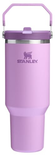 STANLEY IceFlow 2.0 Flip Straw Tumbler with Handle 40 oz | Twist On Lid and Flip Up Straw | Leak Resistant Water Bottle | Insulated Stainless Steel | BPA-Free | Lilac | Amazon (US)