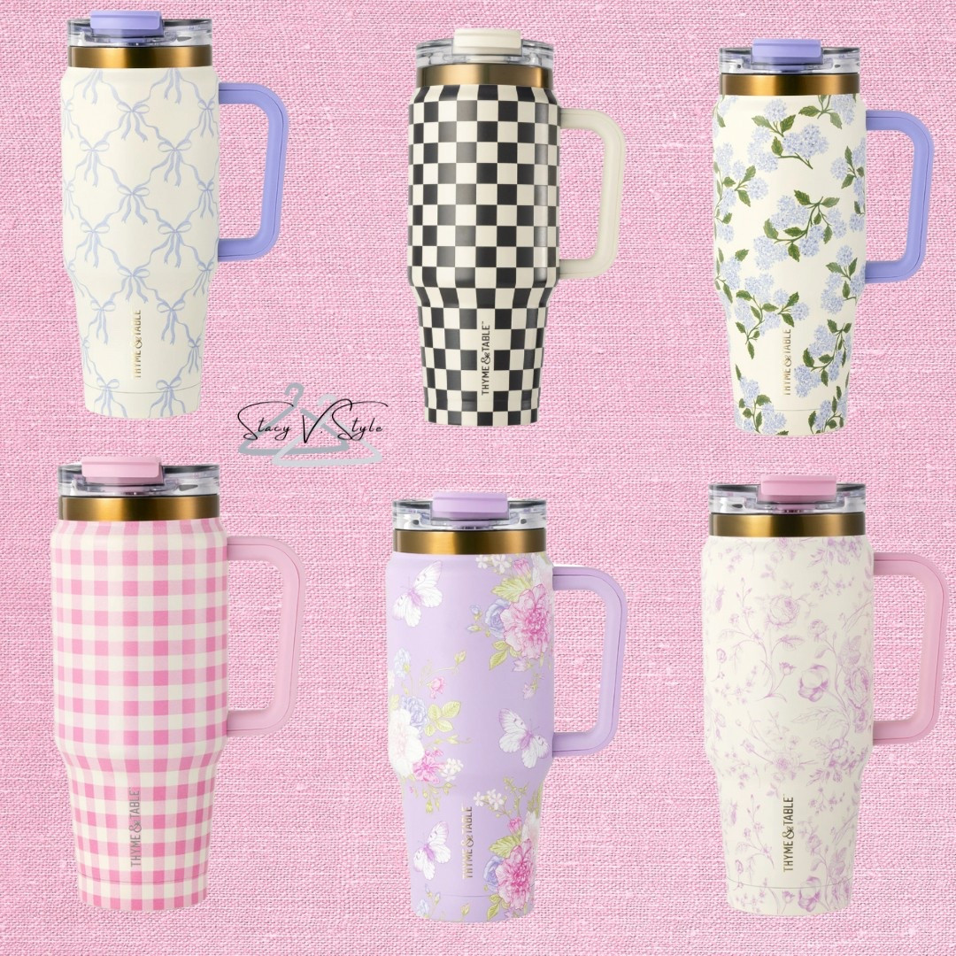 My favorite tumbler (checkered) is availabe in new colors 🌸 
These would make great Mother’s Day, teacher, graduation, birthday or just because gifts….. and they’re less than $17😳



#LTKHome #LTKFindsUnder50 #LTKGiftGuide