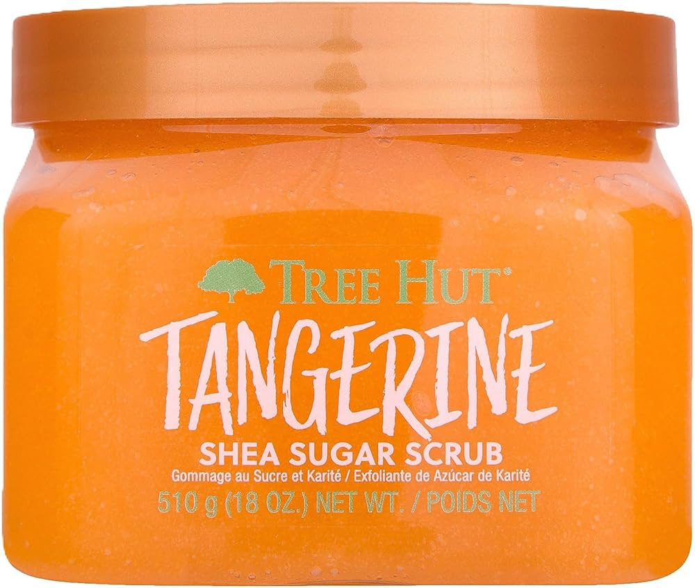 Tree Hut Tangerine Shea Sugar Scrub, Exfoliating, Hydrating & Moisturizing Body Scrub with Shea B... | Amazon (US)