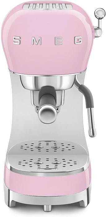 Smeg Manual Espresso Machine with Steam Wand, 15 Bars of Pressure, Stainless Steel Porta Filter, ... | Amazon (US)
