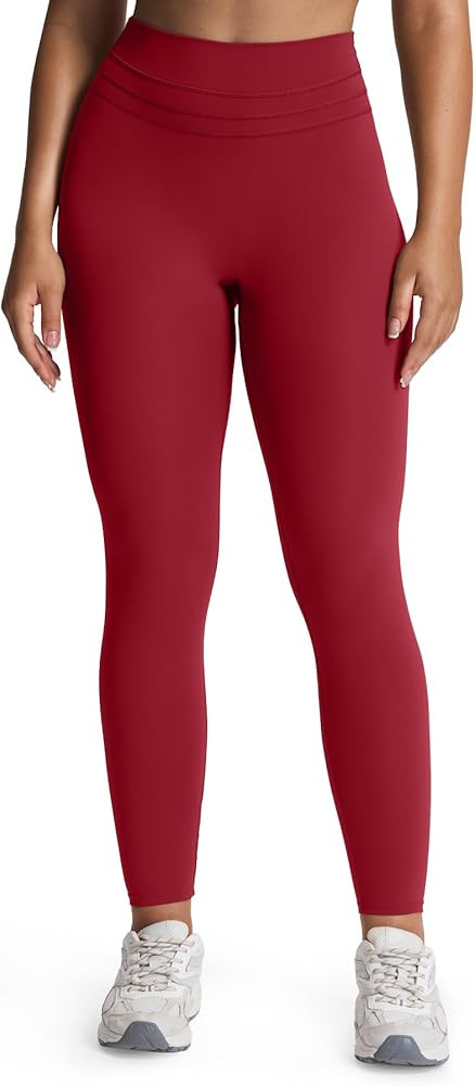 Aoxjox High Waisted Workout Leggings Yoga Pants Luna | Amazon (US)