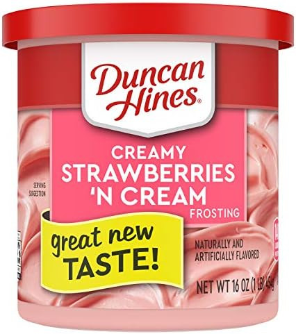 Duncan Hines Creamy Strawberries 'n Cream Frosting, 16 OZ | Amazon (US)