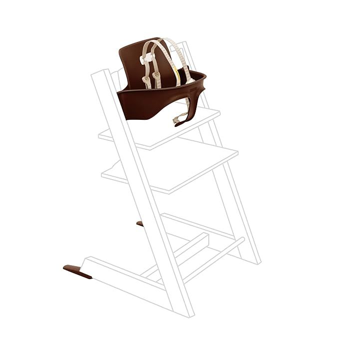 Tripp Trapp Baby Set from Stokke, Walnut - Convert The Tripp Trapp Chair into High Chair - Remova... | Amazon (US)
