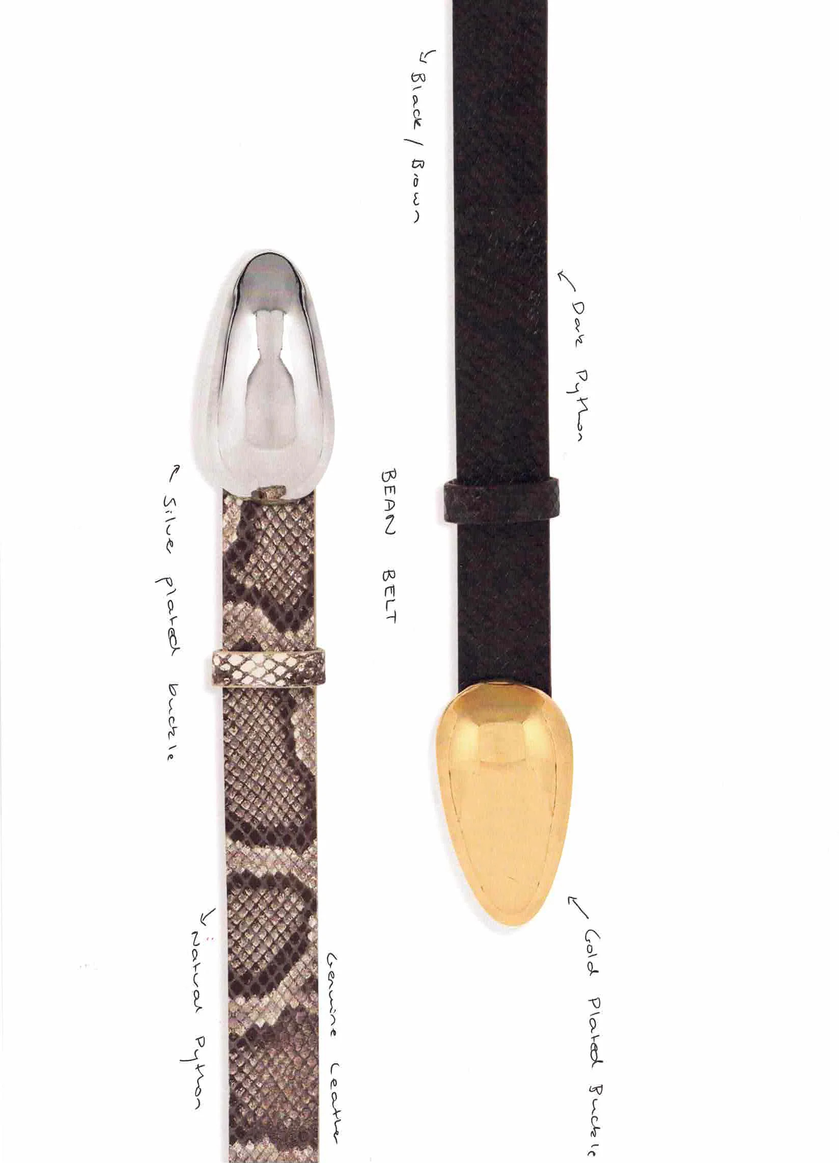 BEAN BELT NATURAL PYTHON | Heaven Mayhem