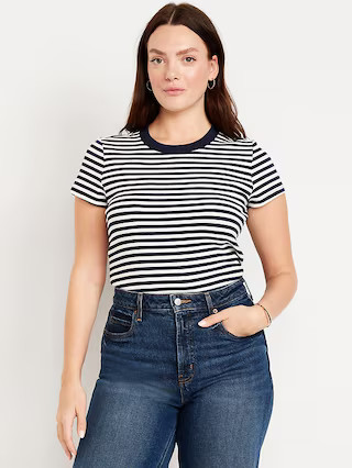 Snug Striped T-Shirt | Old Navy (US)