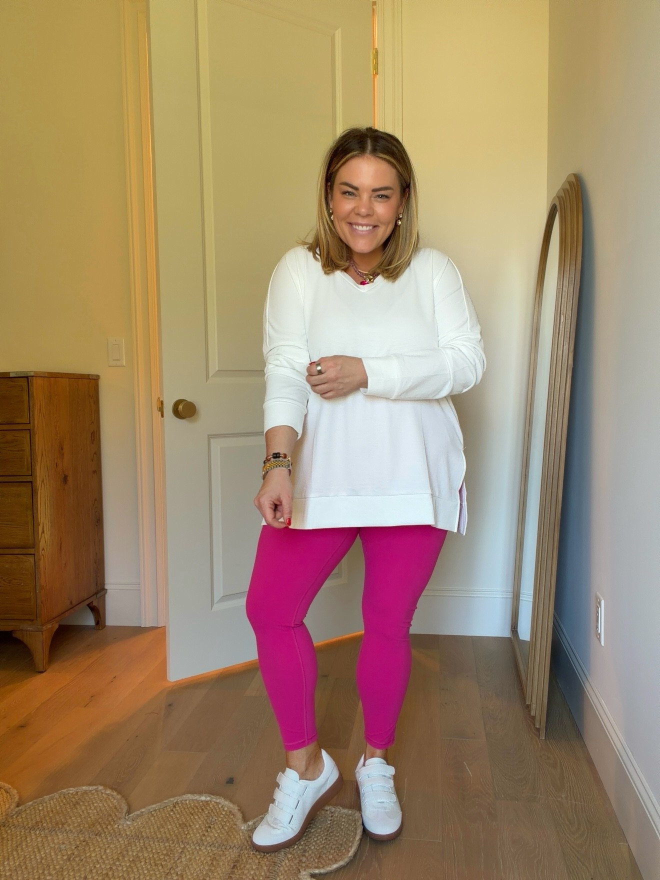 I love a pop of pink and these Amazon leggings are the perfect pink! 💕 I love how the color combo makes a comfy everyday outfit feel way more fun while still being easy enough for errands, school drop-off, and busy days on the go.

Use code BRITTSAVE for an extra 10% off these leggings! 🙌

#LTKgrwm #LTKootd #LTKmomlife #AmazonFinds