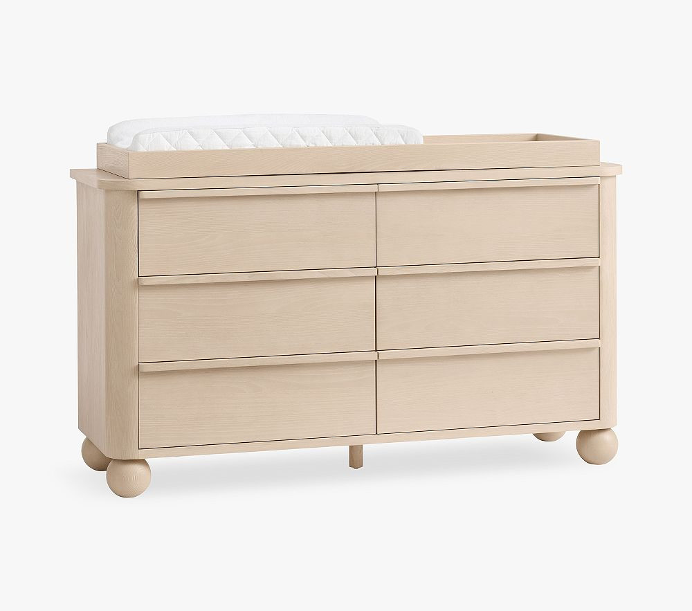 Palmer 6-Drawer Dresser & Topper Set (59w x 20d") | Pottery Barn Kids