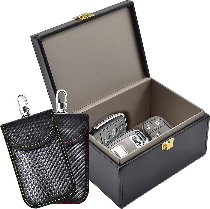 Faraday Box for Car Keys & 2 Pack Faraday Bag for Key Fob Protector, RFID Key Box Faraday Pouch C... | Amazon (CA)