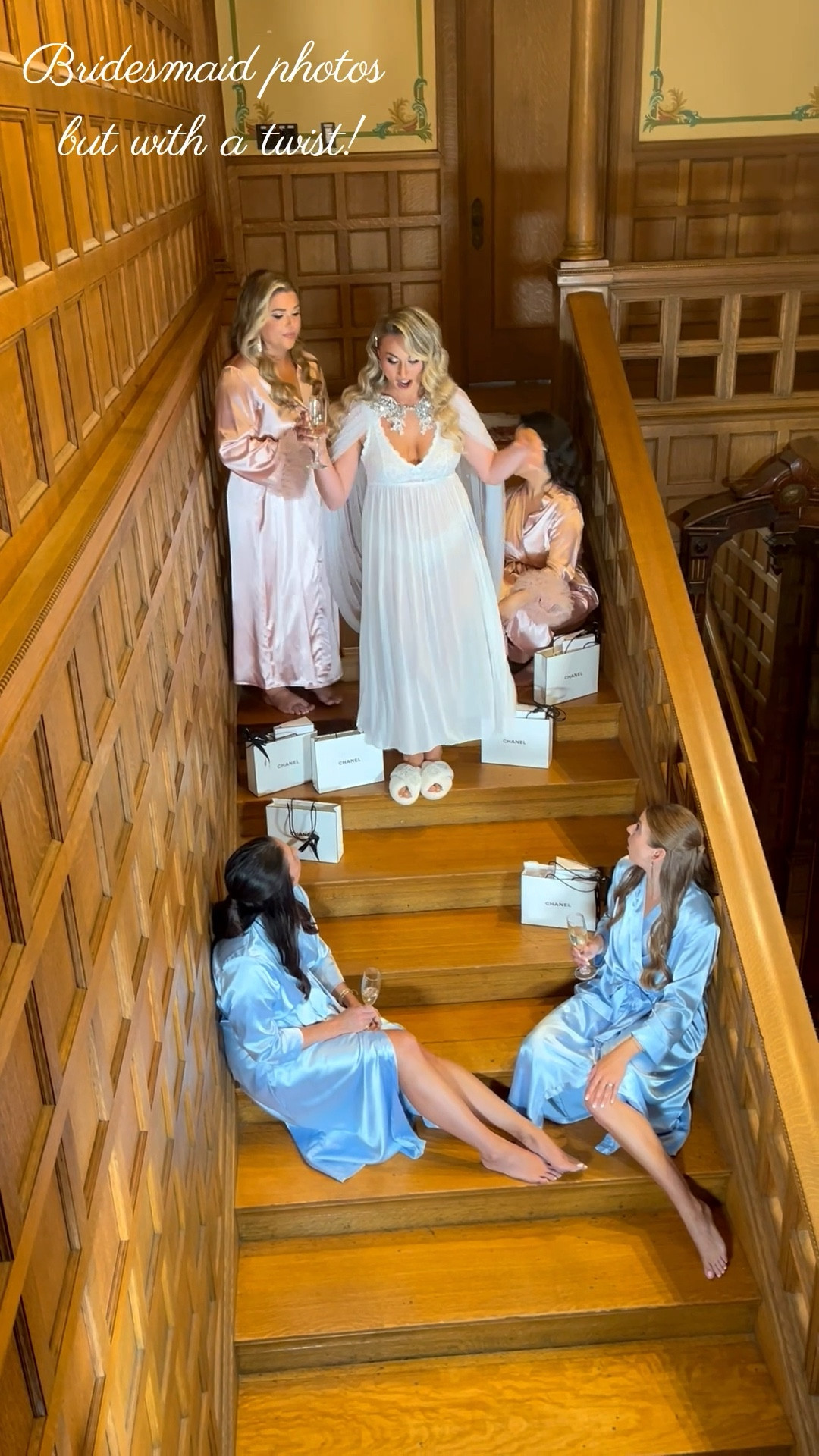 Looking for something different for your getting ready photos? Try adding in a beautiful cape like this stunning one I found. Just listen to the girls reactions! 

We also used our Chanel bags from our Chanel Beauty and Fragrance event the day before.  

#LTKWedding #LTKBeauty #LTKStyleTip