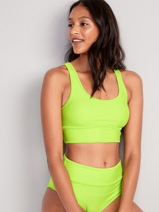 Scoop-Neck Bikini Swim Top for Women | Old Navy (US)