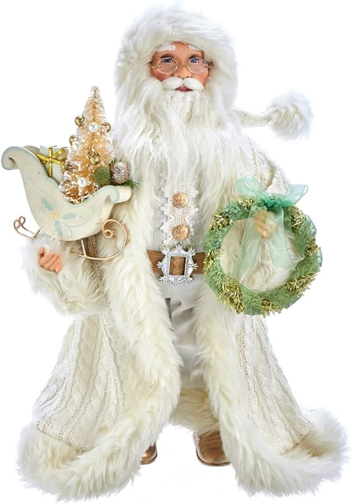 Kurt S. Adler KK0061 Santa, White, 18" Tall | Amazon (US)