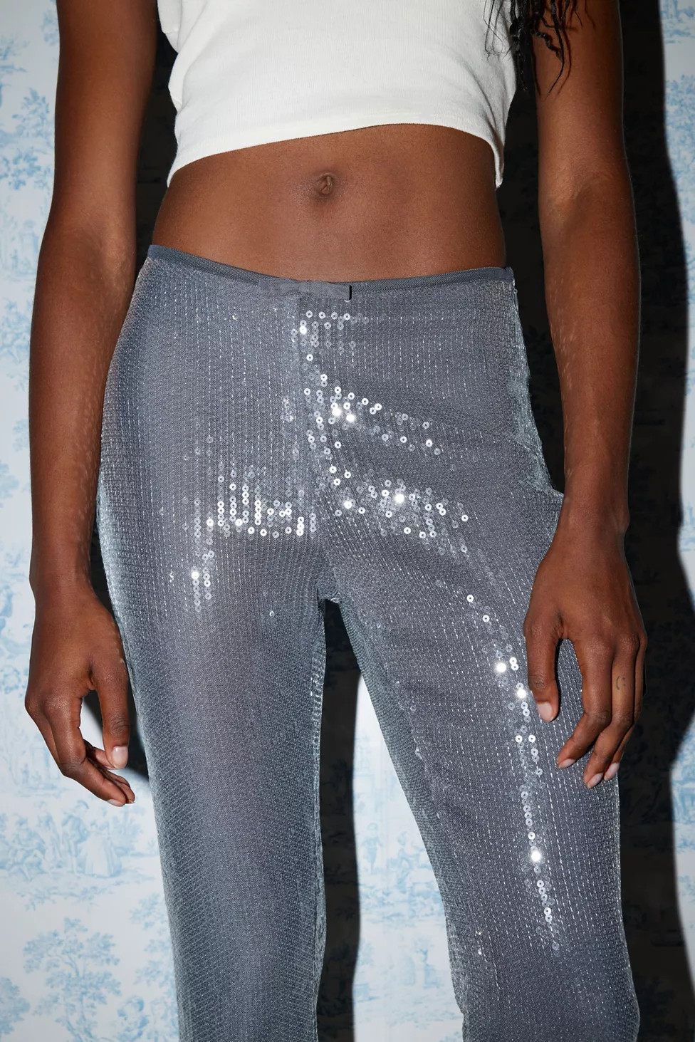 Kimchi Blue Lily Sequin Flare Pant | Urban Outfitters (US and RoW)