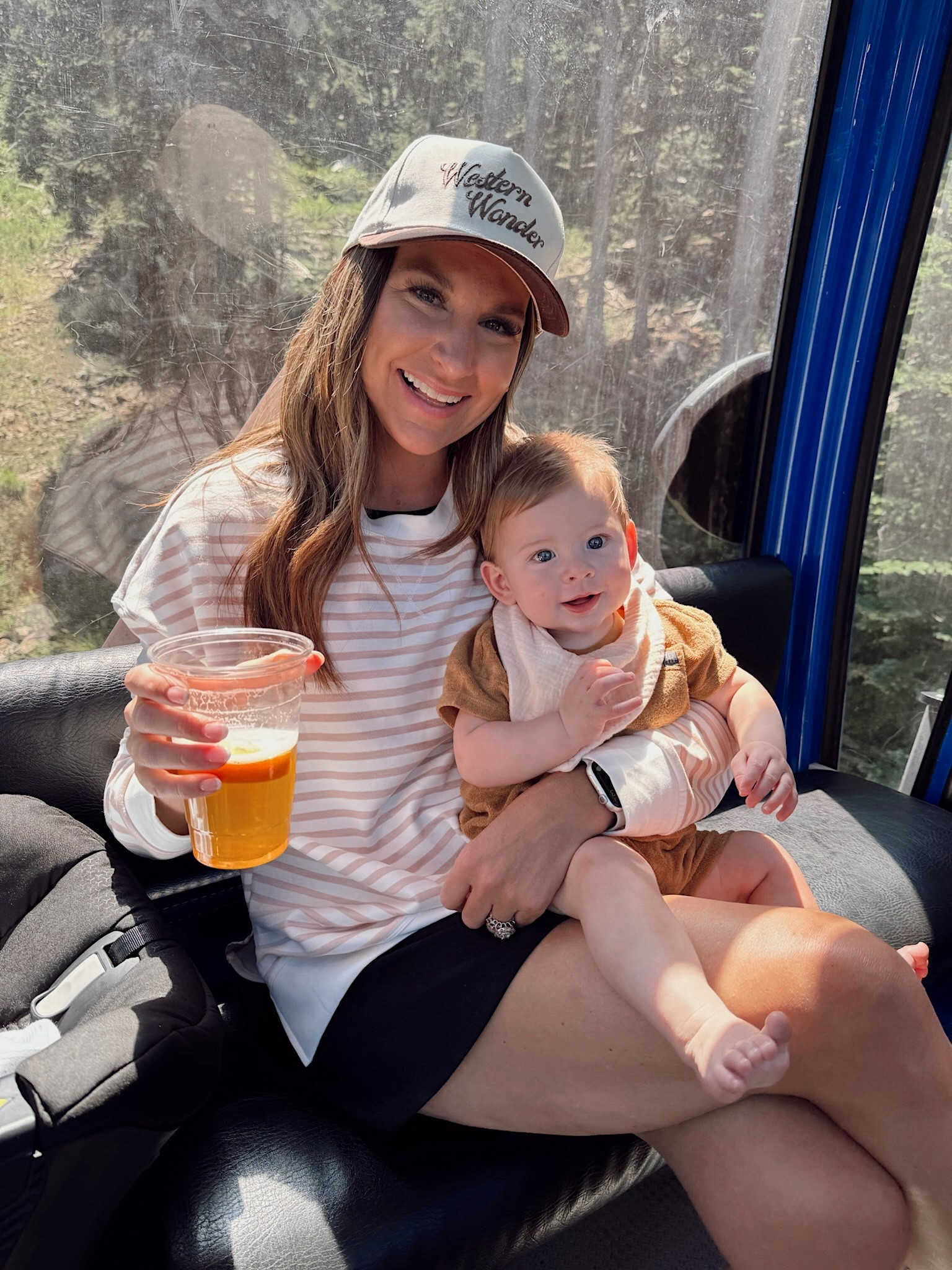 Mommy and me vacay outfits! I’m in a medium tennis dress, large sweatshirt, hat, sneakers and accessories- fits tts. Storm’s outfit linked too! 

#LTKBaby #LTKTravel #LTKStyleTip