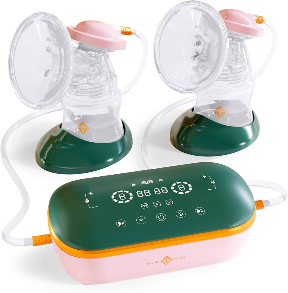 Portable Breast Pump with Dual Motor & Silicone Flanges - Cordless for Travel - Compact Electric ... | Amazon (US)