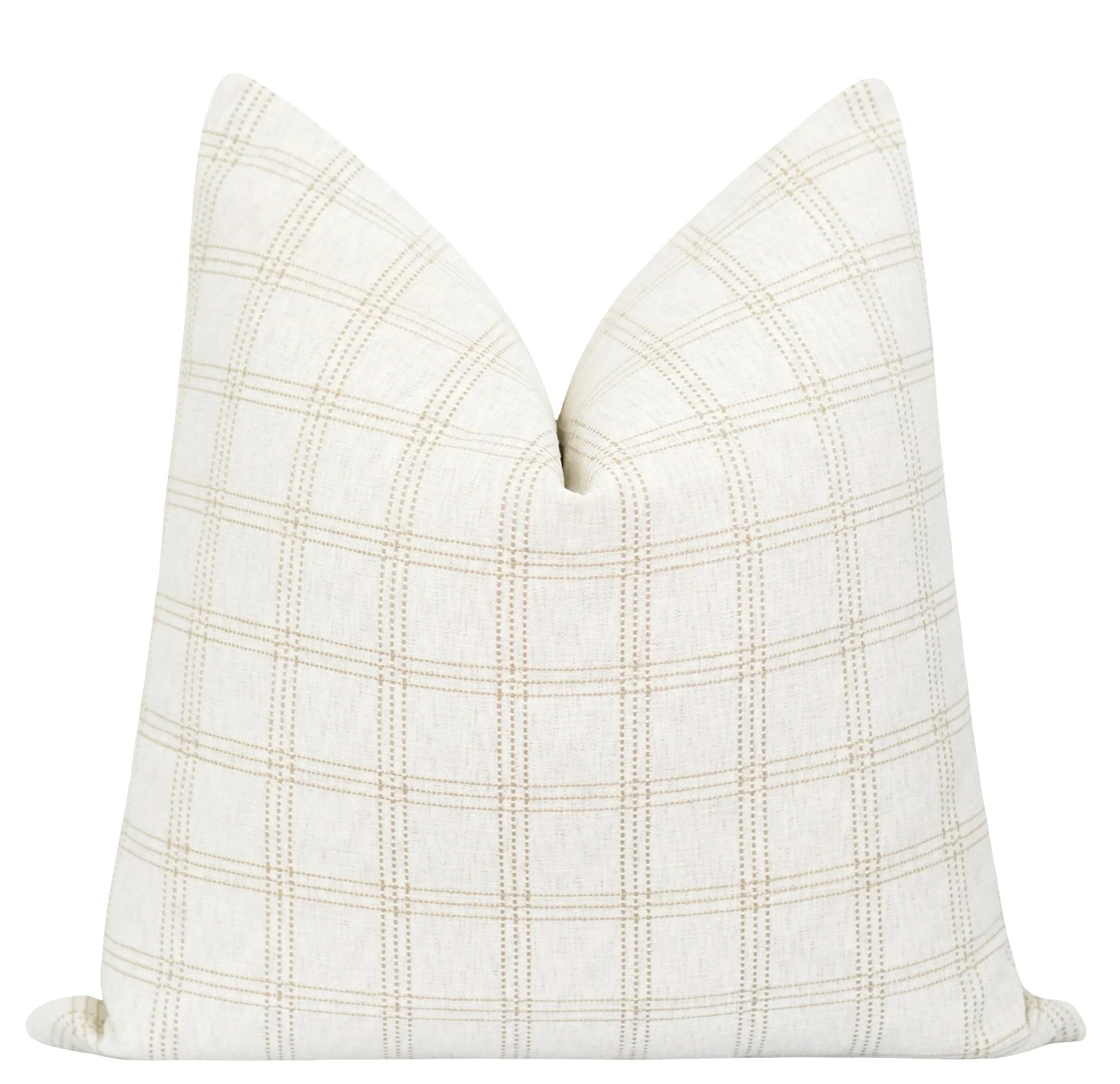 Butler Birch Plaid Chenille Pillow | Land of Pillows