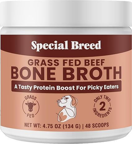 Bone Broth Powder for Dogs and Cats - Dog & Cat Food Topper for Picky Eaters - Grass Fed Beef Bon... | Amazon (US)