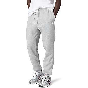 Nike Men's Club Cuffed Brushed Fleece Pants | Amazon (US)