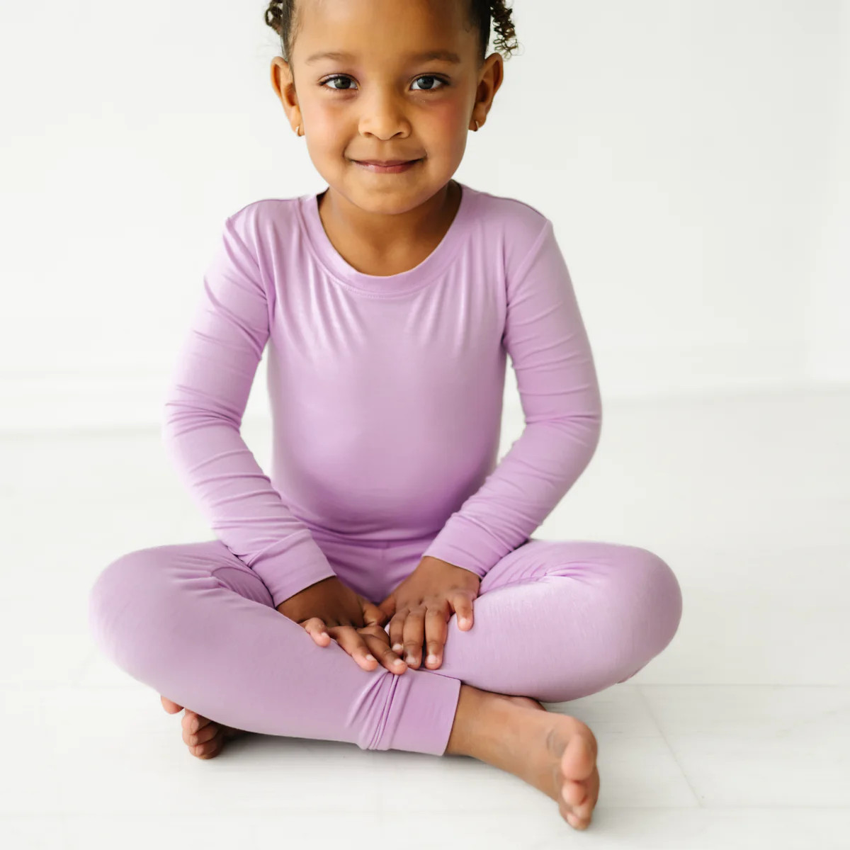 Light Orchid Two-Piece Pajama Set | Little Sleepies