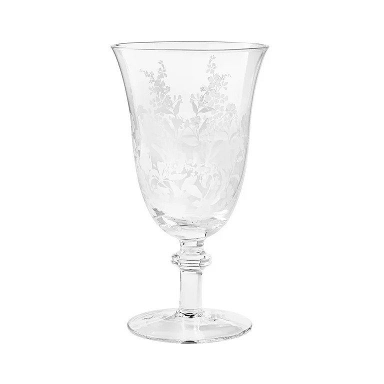 The Pioneer Woman Glass Daisy 14-Ounce Goblet, Clear - Walmart.com | Walmart (US)