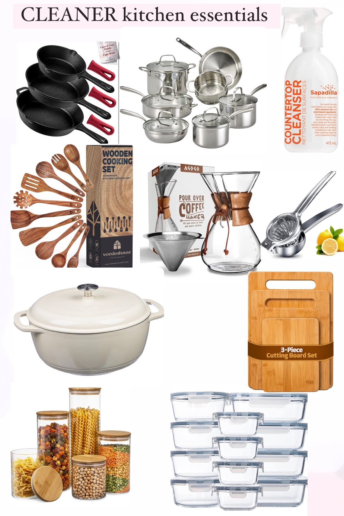 Amazon cleaner kitchen essentials 

#amazonfinds #amazonessentials

#LTKFind #LTKsalealert