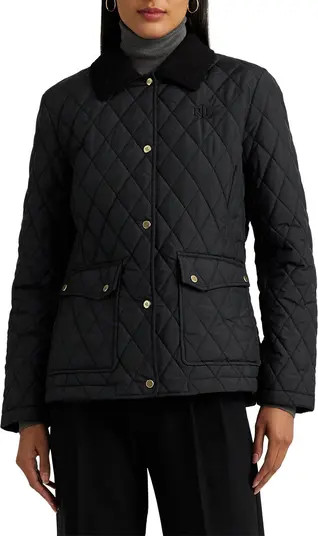 Quilted Corduroy Collar Barn Jacket | Nordstrom