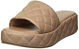 The Drop Women's Terrence Quilted Platform Slide Mule, Praline, 7.5 | Amazon (US)