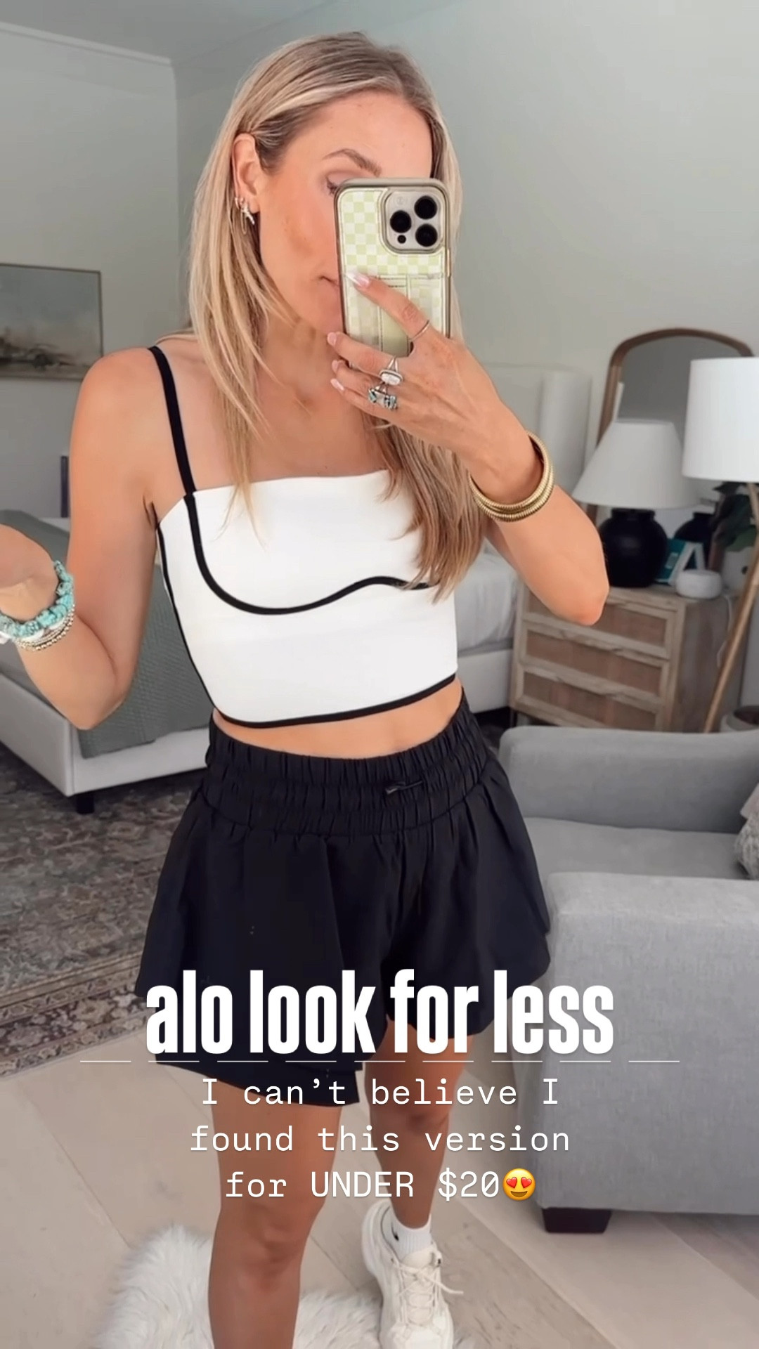I could not be more excited about this gym outfit / workout outfit if I tried 😍 the best look for less of the alo streamline bra tank! 

My exact shorts aren’t online yet, but I linked similar! 

#LTKActive #LTKSummerEdit #LTKFindsUnder50