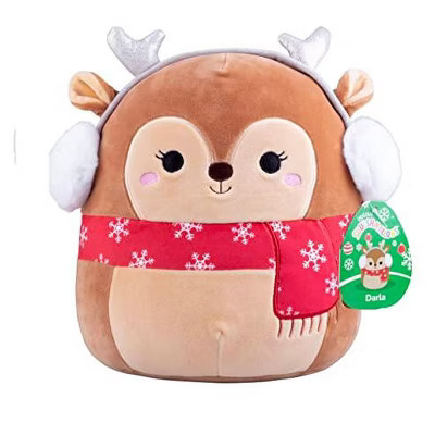 Squishmallow New 10" Darla The Fawn - Official Kellytoy Christmas Plush - Cute and Soft Reindeer ... | Target
