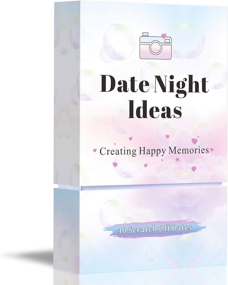 40 Date Night Ideas for Couple, Adventurous Scratch-Off Cards for Couple Games, Wedding Anniversa... | Amazon (US)
