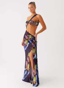 Costa Rica Maxi Dress - Dark Floral | Peppermayo (Global)