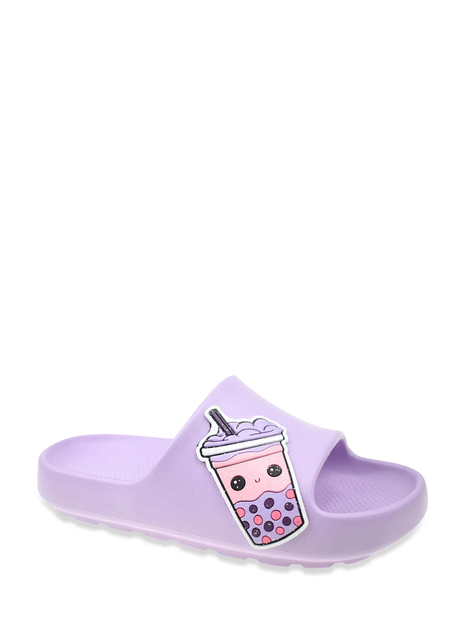 Wonder Nation Little Girl & Big Girl Icon Eva Slide Sandals | Walmart (US)