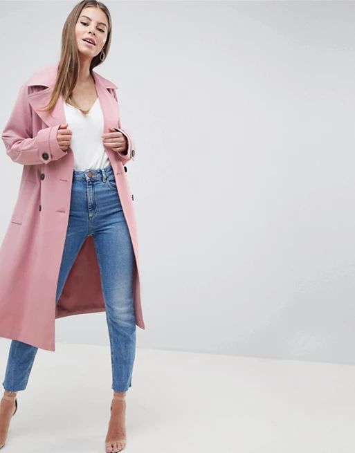 ASOS DESIGN Double Breasted Soft Formal Coat | ASOS US