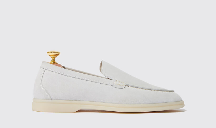 Ludovica Ghiaccio Scamosciata Loafers | Scarosso® | Scarosso