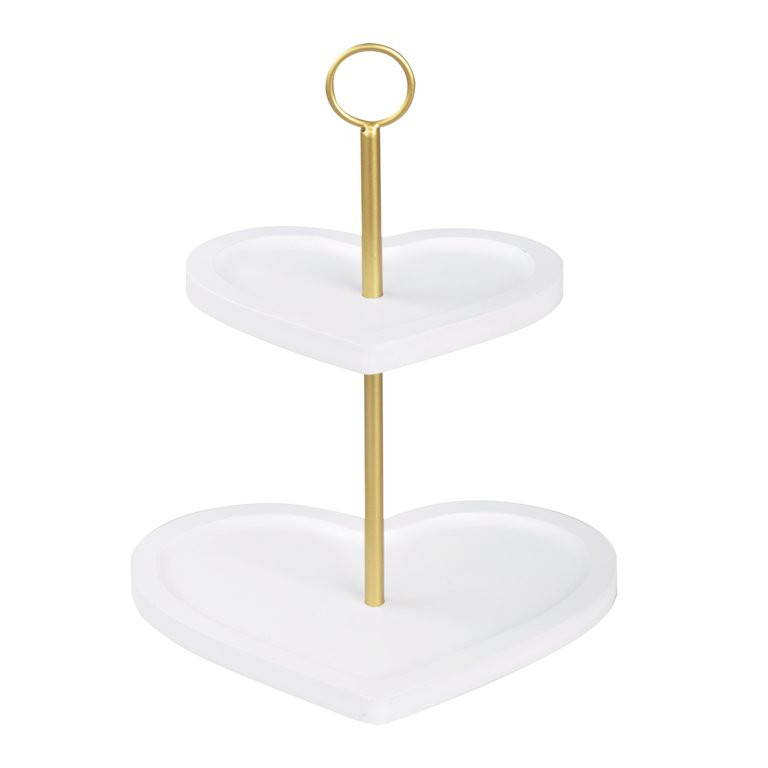 DECORATIVE TIERED TRAY IN HEART SHAPE | Walmart (US)