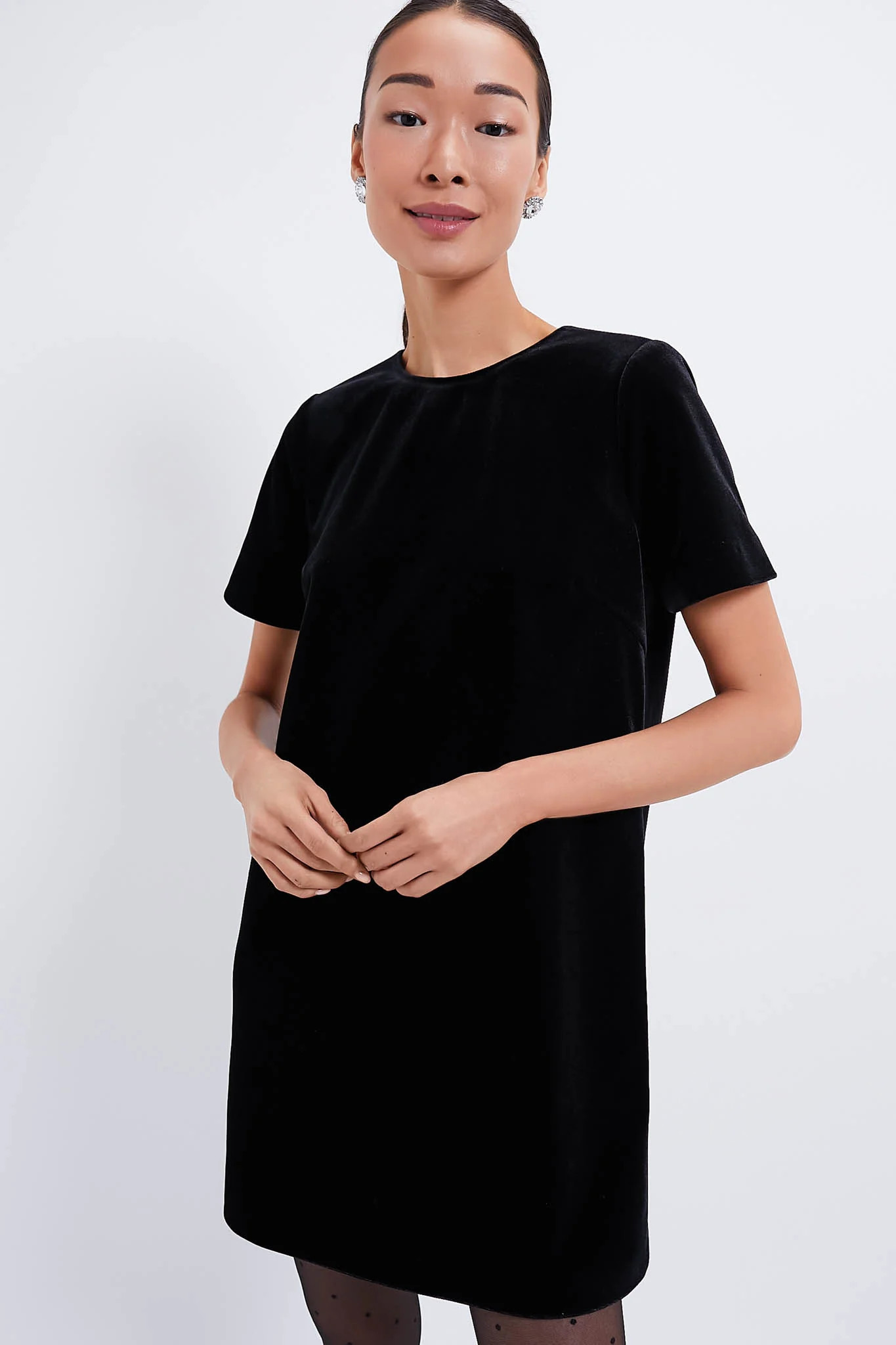 Black Velvet Mae Dress | Tuckernuck (US)