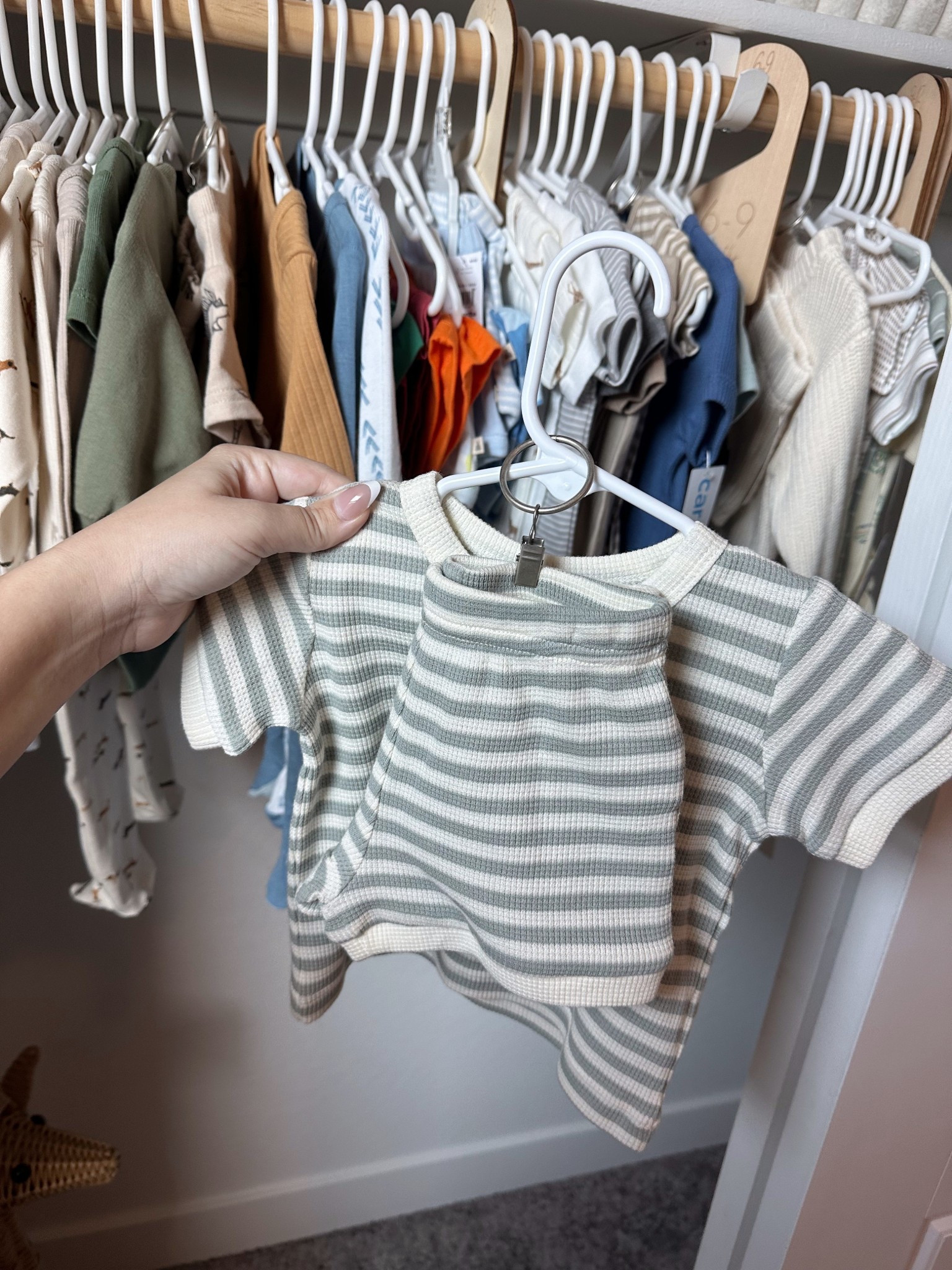 These Amazon clips are LIFESAVERS for hanging up your babes sets ✨☁️

#LTKBaby #LTKKids #LTKBump