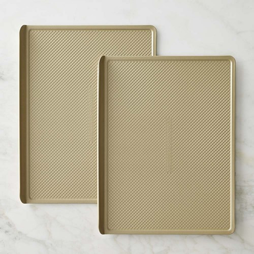 Williams Sonoma Goldtouch(R) Pro Nonstick Corrugated Cookie Sheet, Set of 2 | Williams-Sonoma