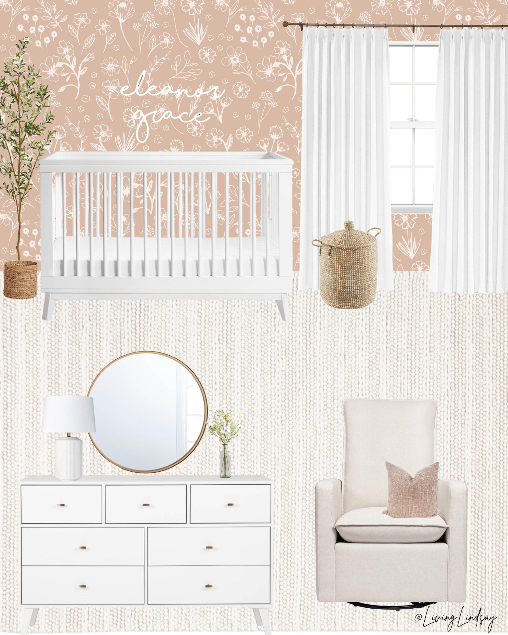 Baby girl nursery

#LTKhome #LTKkids #LTKfamily