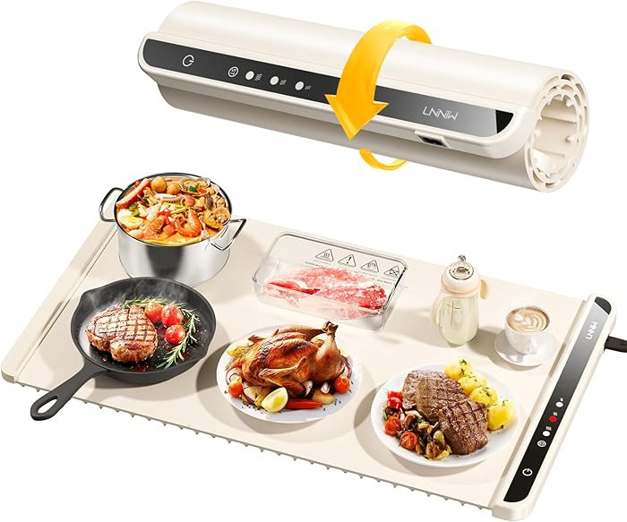Warming Mat for Food,Food Warming Mat,Electric Warming Tray for Buffets Party and Home Daily Use,... | Amazon (US)