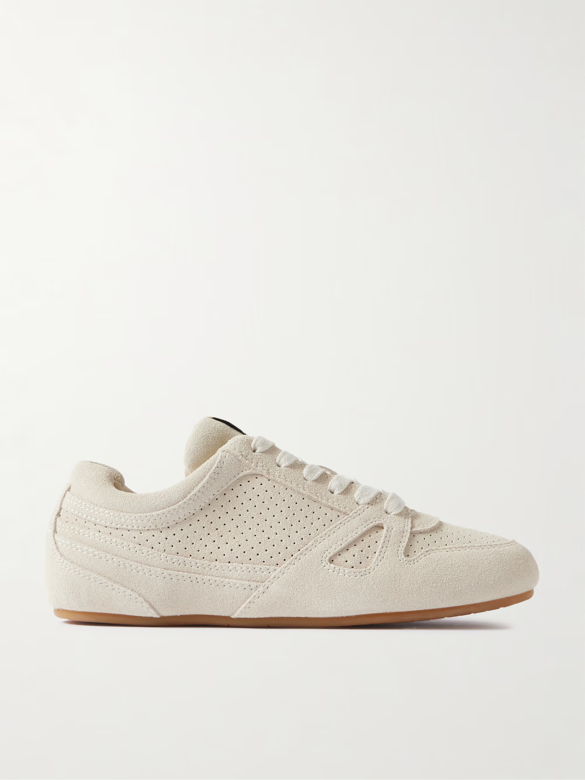 Senny perforated suede sneakers | NET-A-PORTER (US)