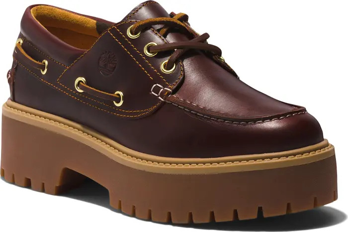 Stone Street Platform Boat Shoe (Women) | Nordstrom